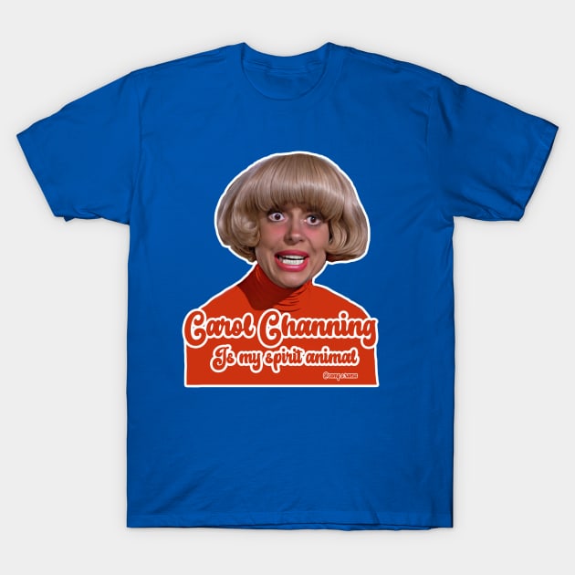 Carol Channing T-Shirt by Camp.o.rama